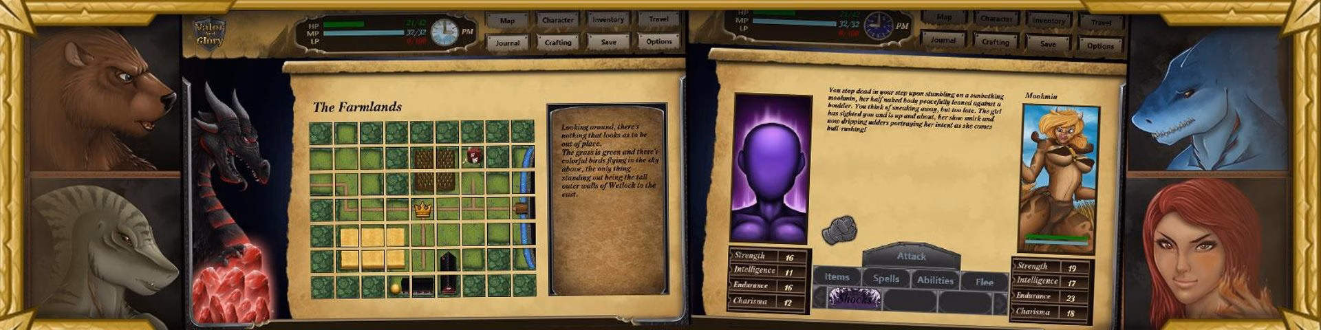 Valor and Glory — free Unity adult game download