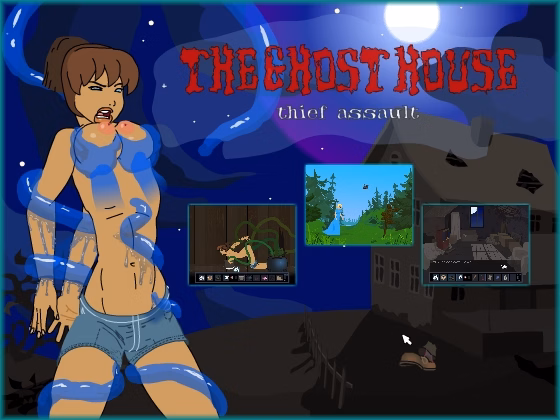 The Ghost House and Impreg Defense lvl4 — free Flash adult game download