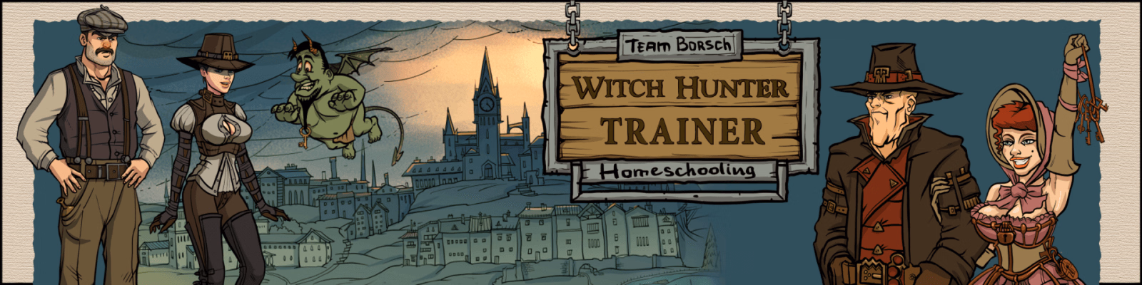 Witch Hunter Trainer — free Ren'Py adult game download