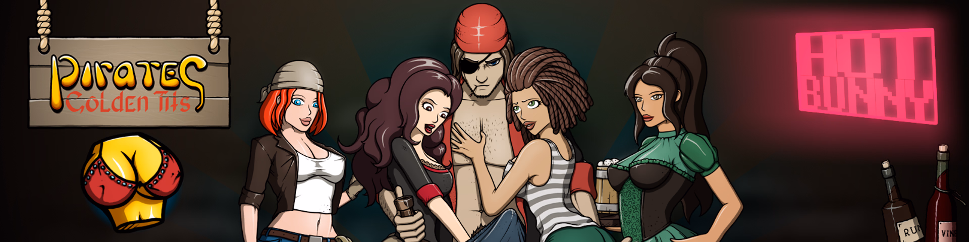 Pirates: Golden Tits — free Ren'Py adult game download