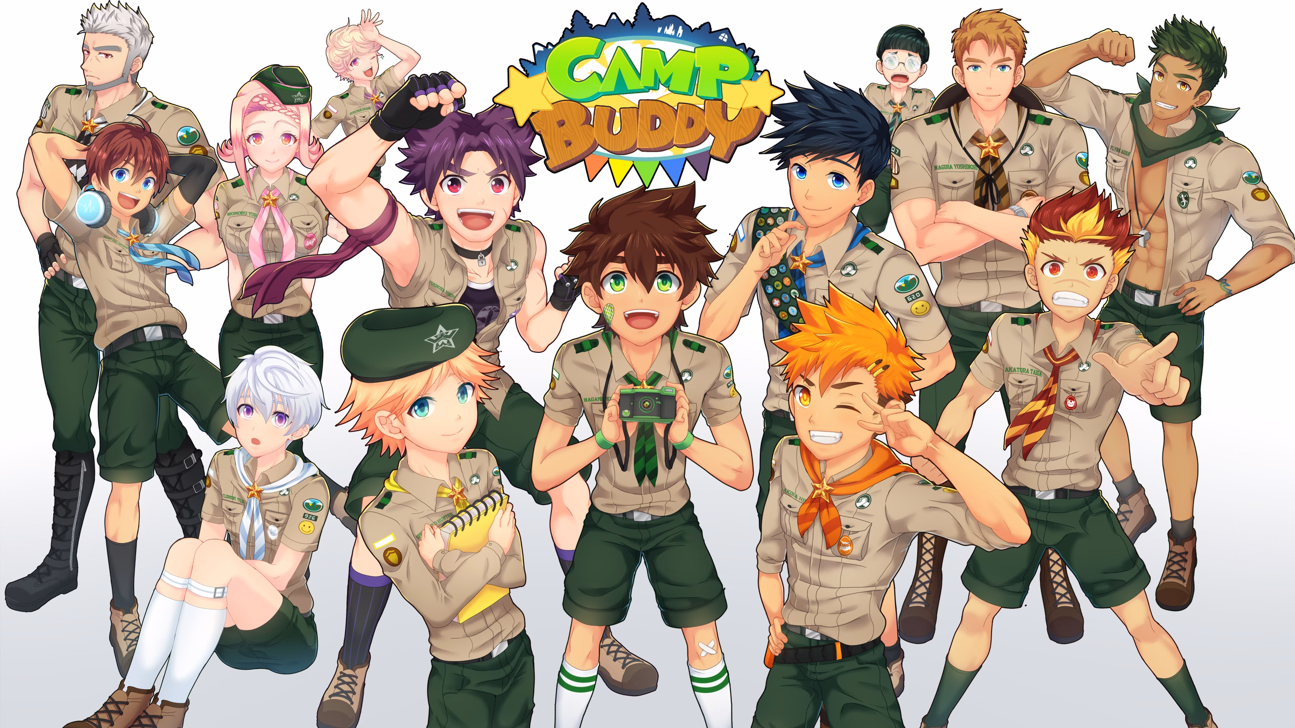 Camp Buddy Scoutmaster — free Ren'Py adult game download