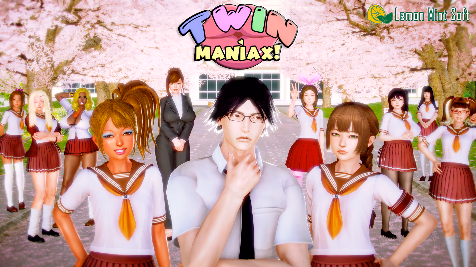 Twin Maniax! — free Ren'Py adult game download