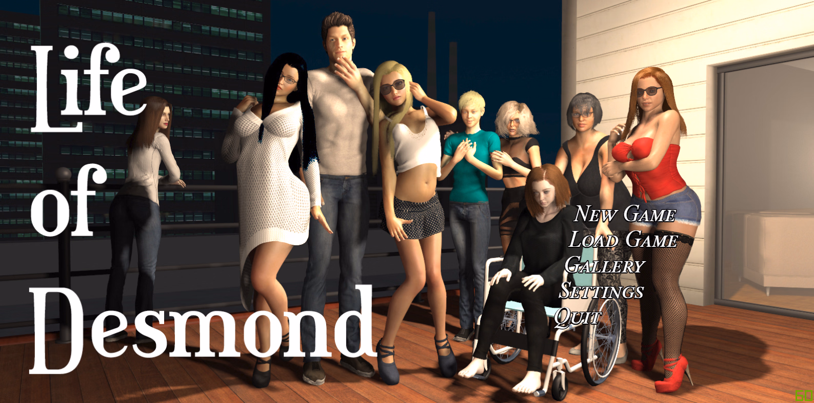 Life of Desmond — free Ren'Py adult game download