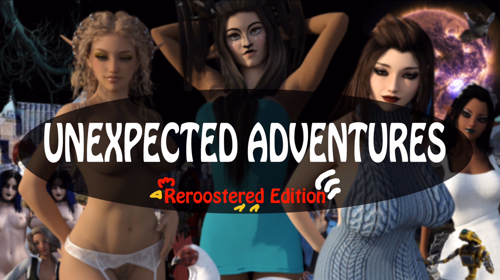 Unexpected Adventures ReRoostered Edition — free Ren'Py adult game download