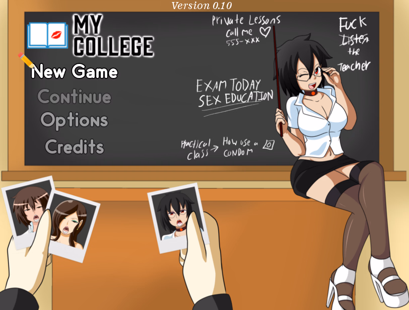 My College — free RPGM adult game download