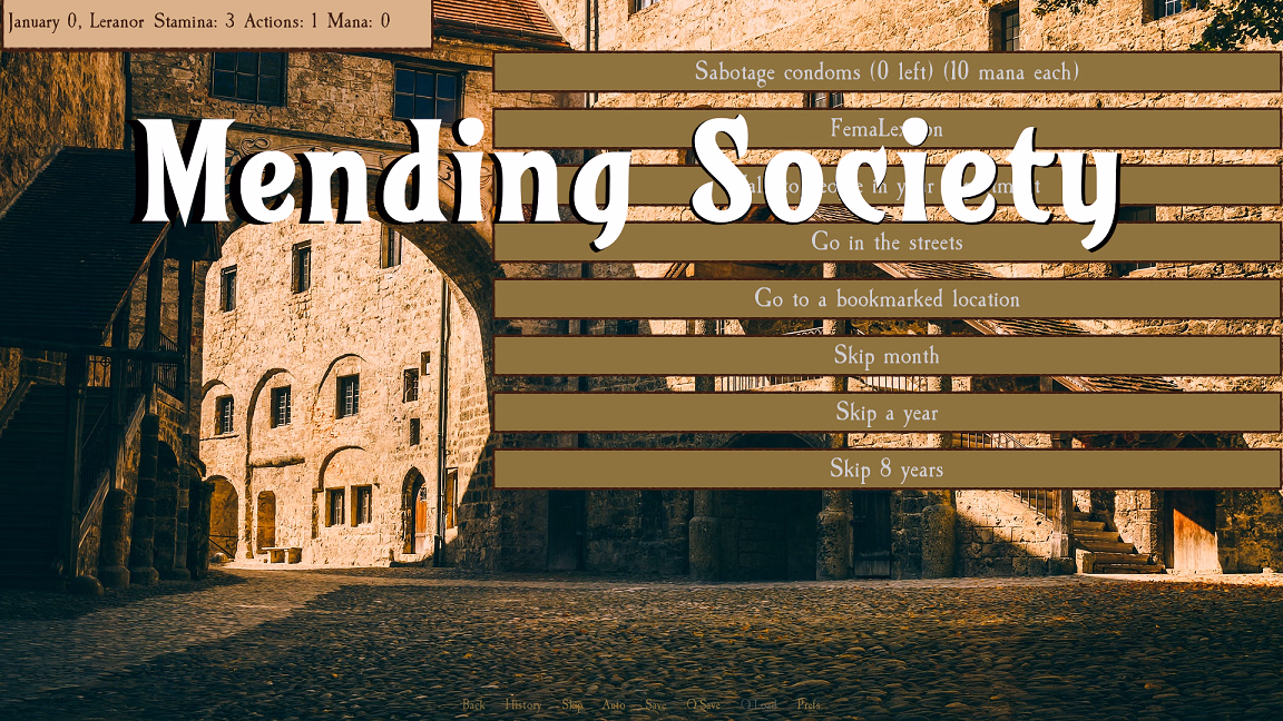 Mending Society — free Ren'Py adult game download