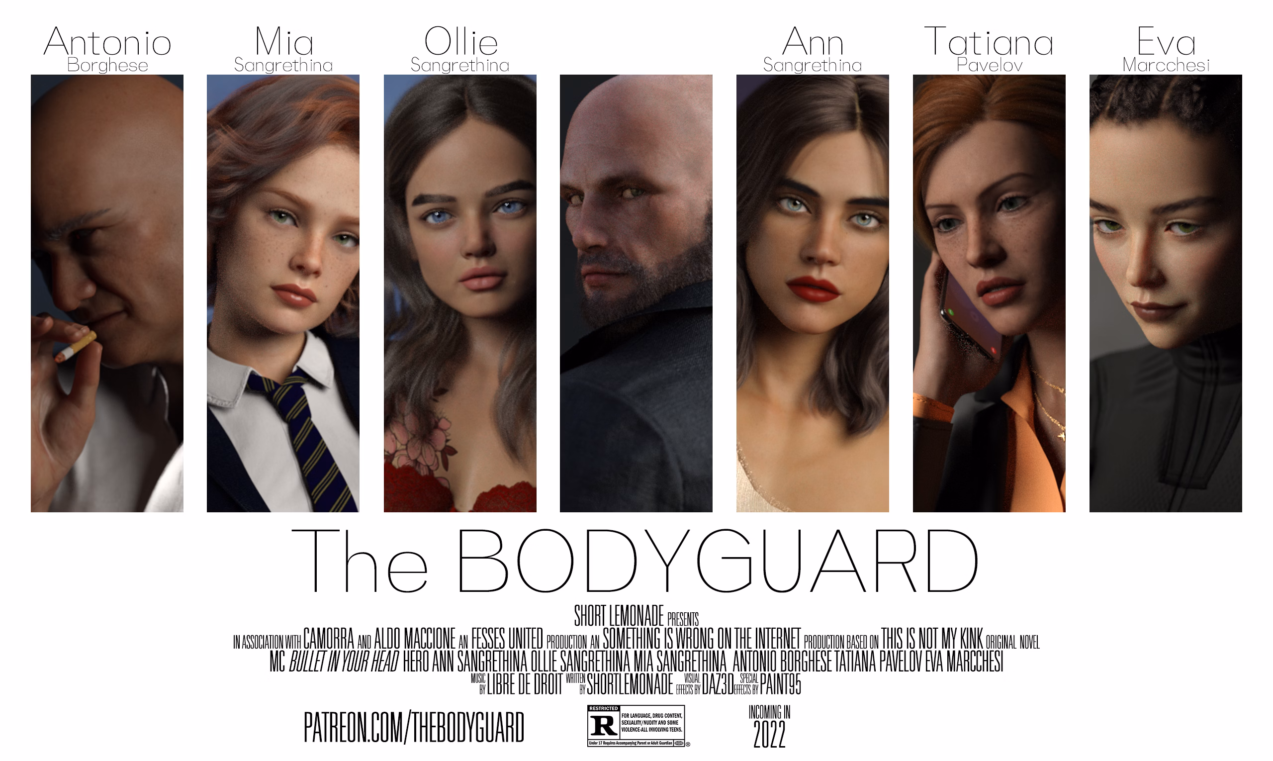 The Bodyguard — free Ren'Py adult game download