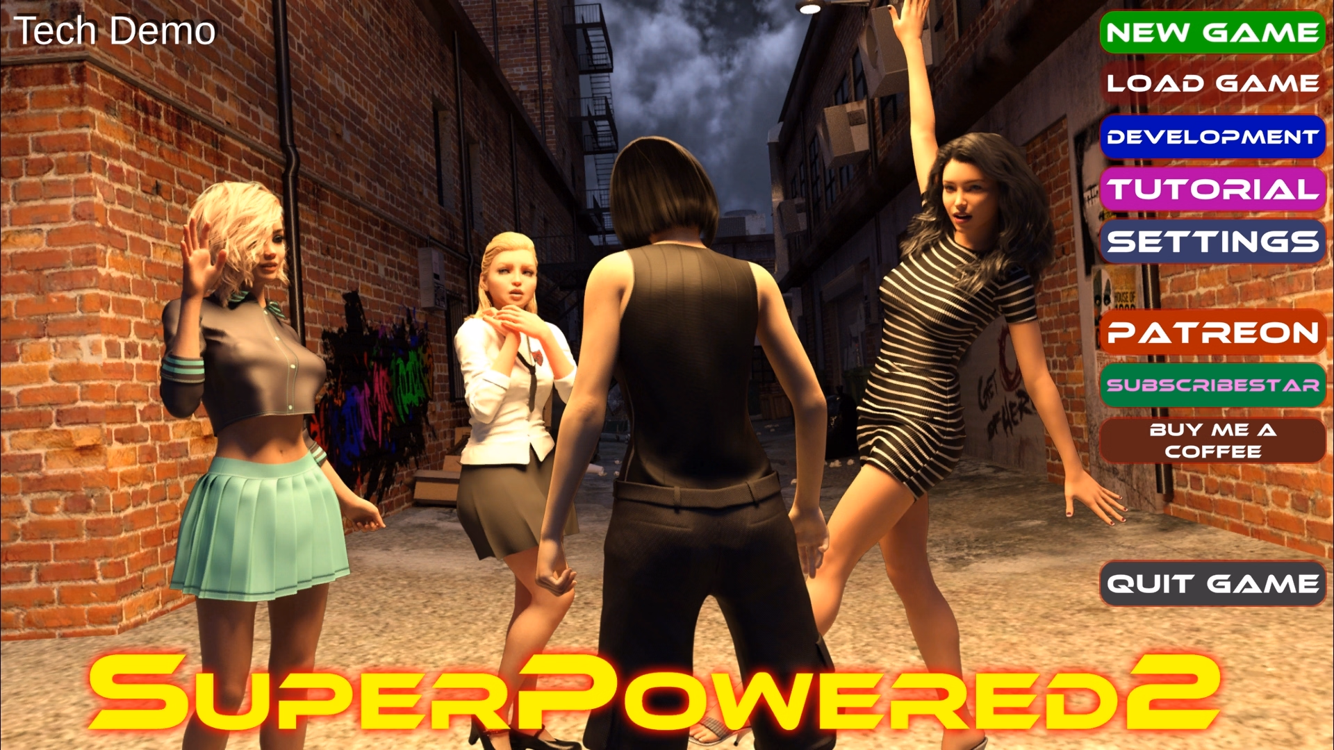 SuperPowered 2 — free Unity adult game download