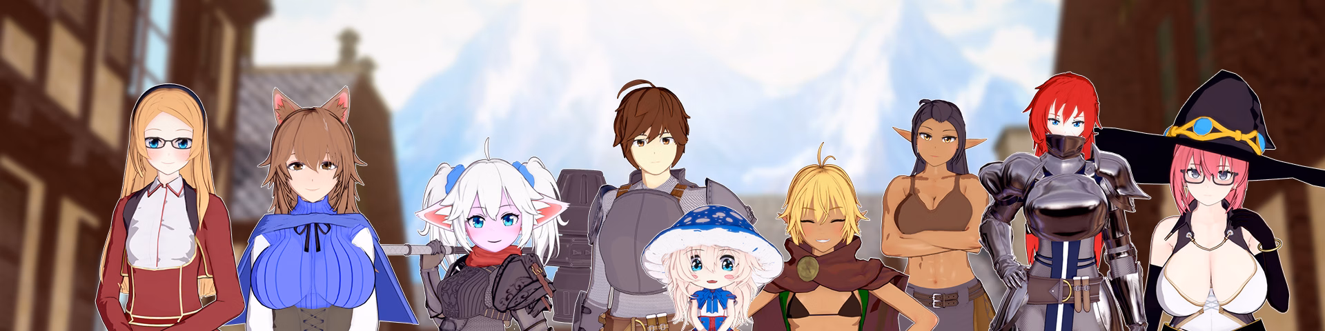 Isekai Harem Hero — free Ren'Py adult game download