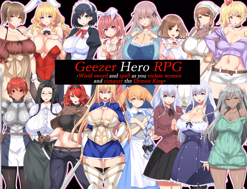 Geezer Hero RPG — free RPGM adult game download
