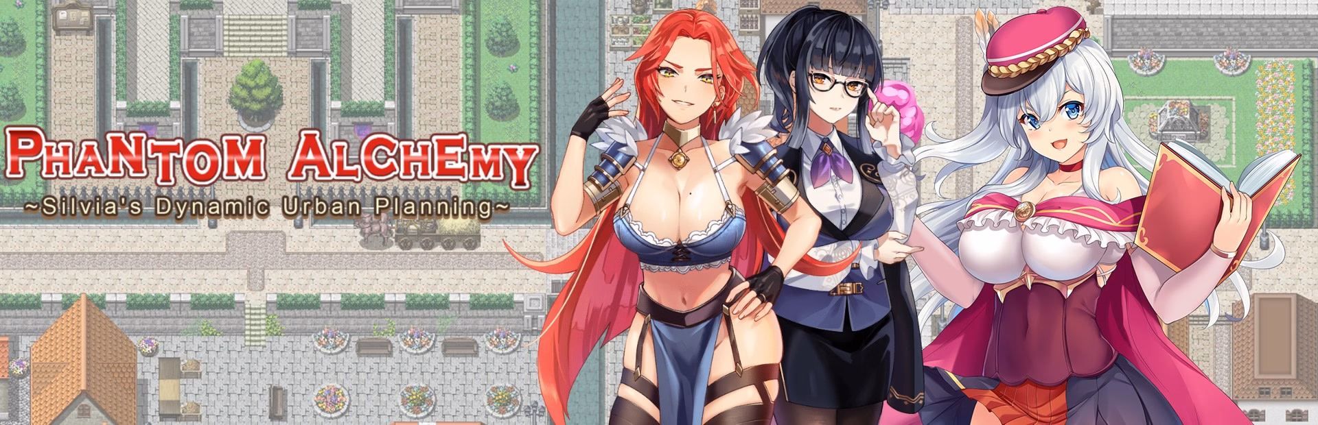 Phantom Alchemy: Silvia's Dynamic Urban Planning — free RPGM adult game download