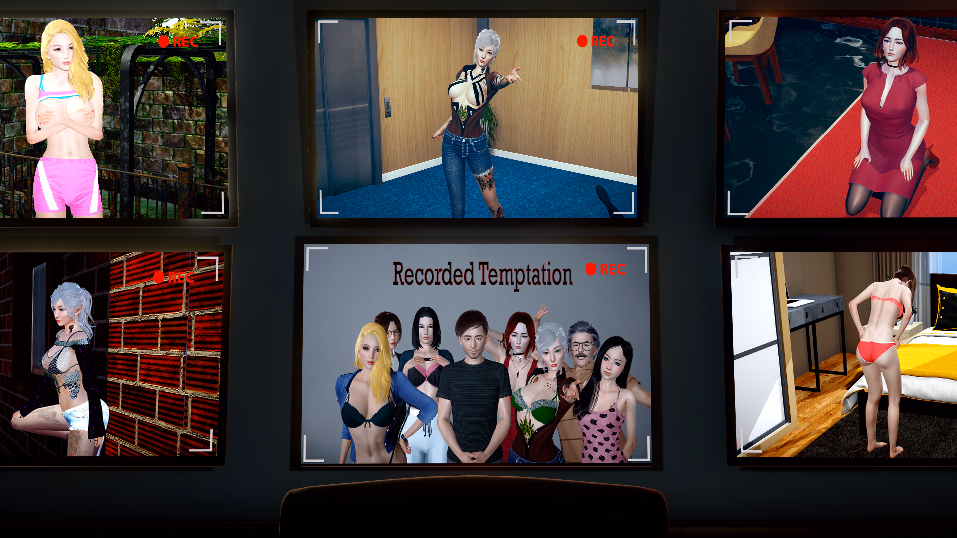 Recorded Temptation — free Ren'Py adult game download