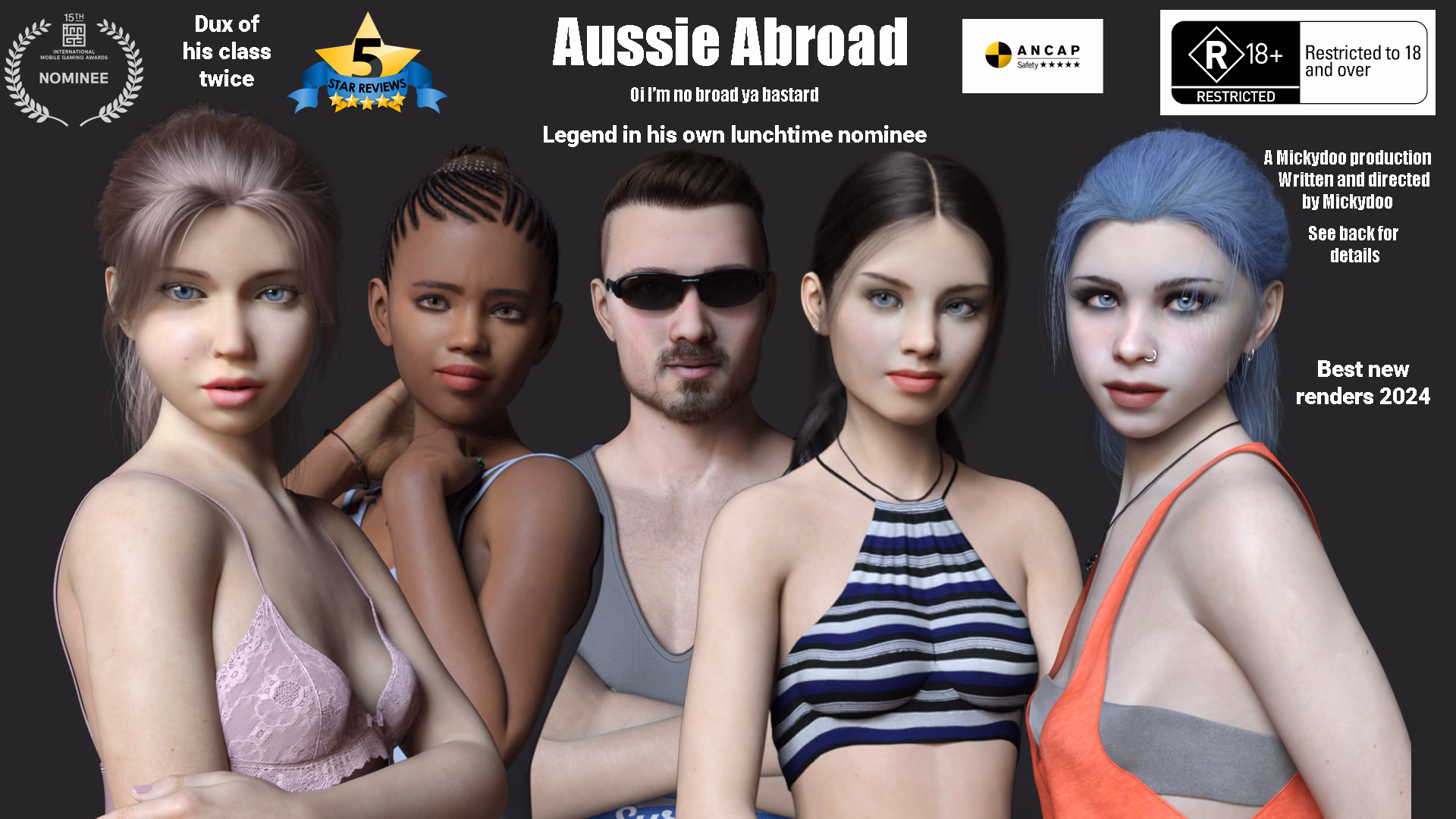 An Aussie Abroad — free Ren'Py adult game download