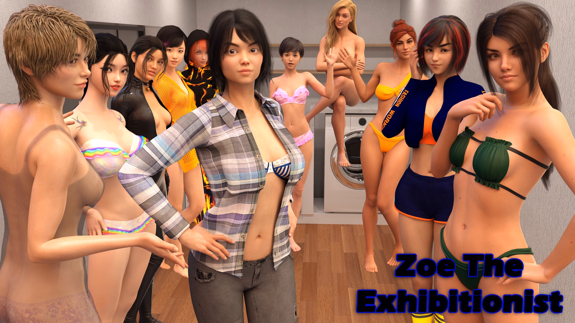 Zoe the Exhibitionist — free Ren'Py adult game download