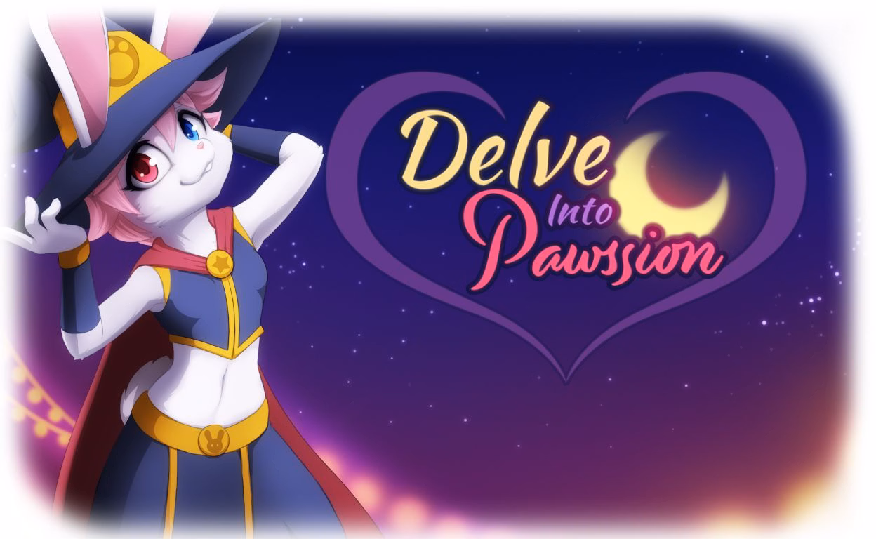 Delve into Pawssion — free RPGM adult game download