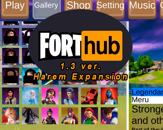 FortHub — free Unity adult game download