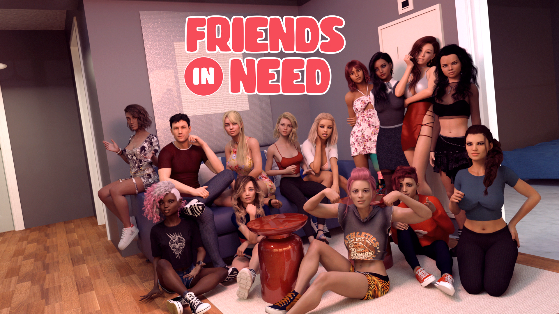 Friends in Need — free Ren'Py adult game download