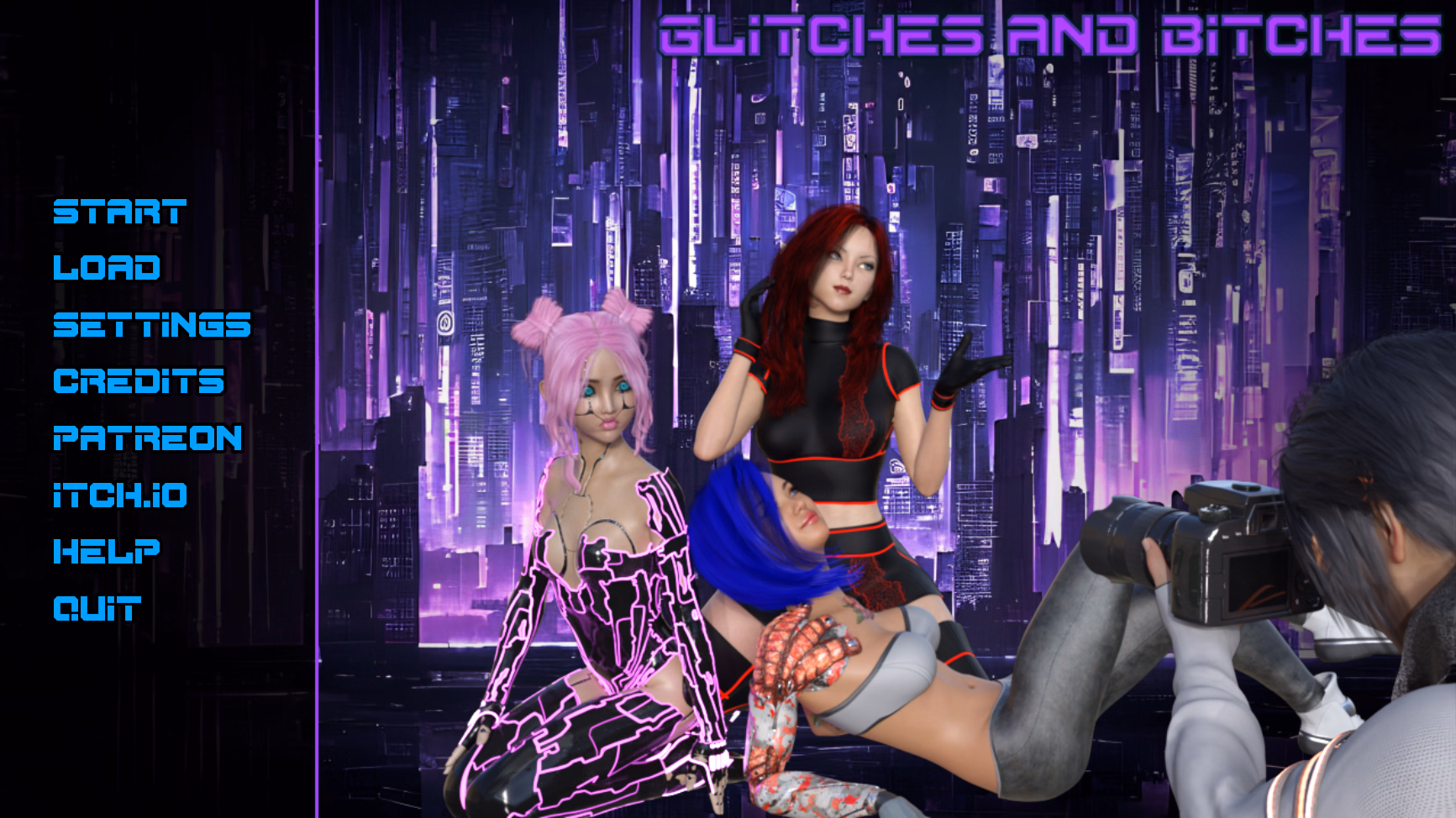 Glitches and Bitches — free Ren'Py adult game download