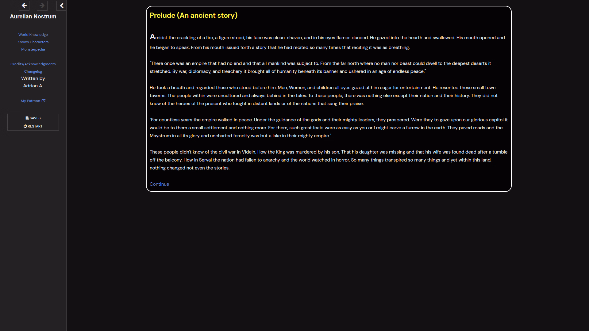 Aurelian Nostrum — free HTML adult game download