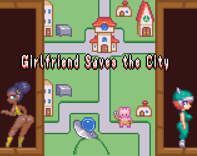 Girlfriend Saves the City — free Unity adult game download