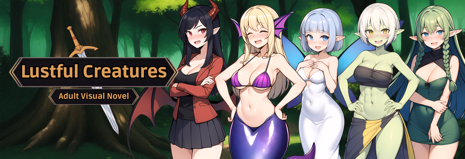 Lustful Creatures — free Ren'Py adult game download