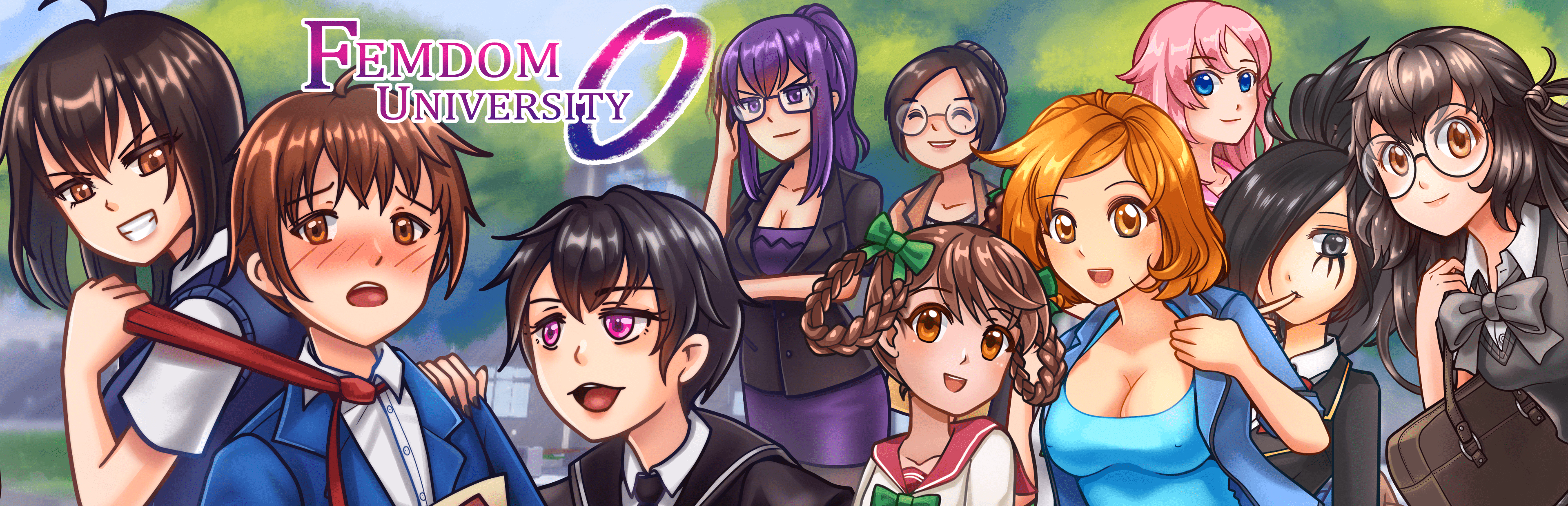 Femdom University Zero — free RPGM adult game download
