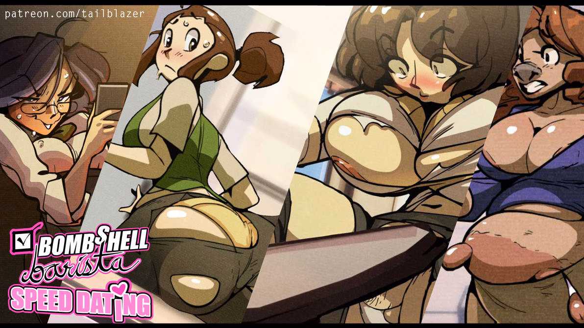 Bombshell Barista: Speed Dating — free Ren'Py adult game download