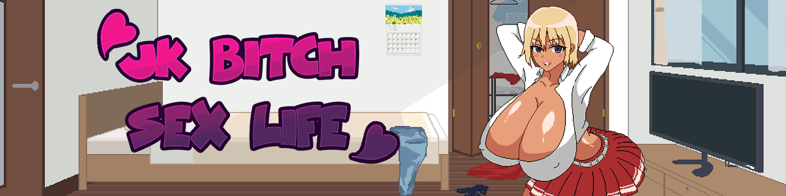 JK Bitch Sex Life — free RPGM adult game download