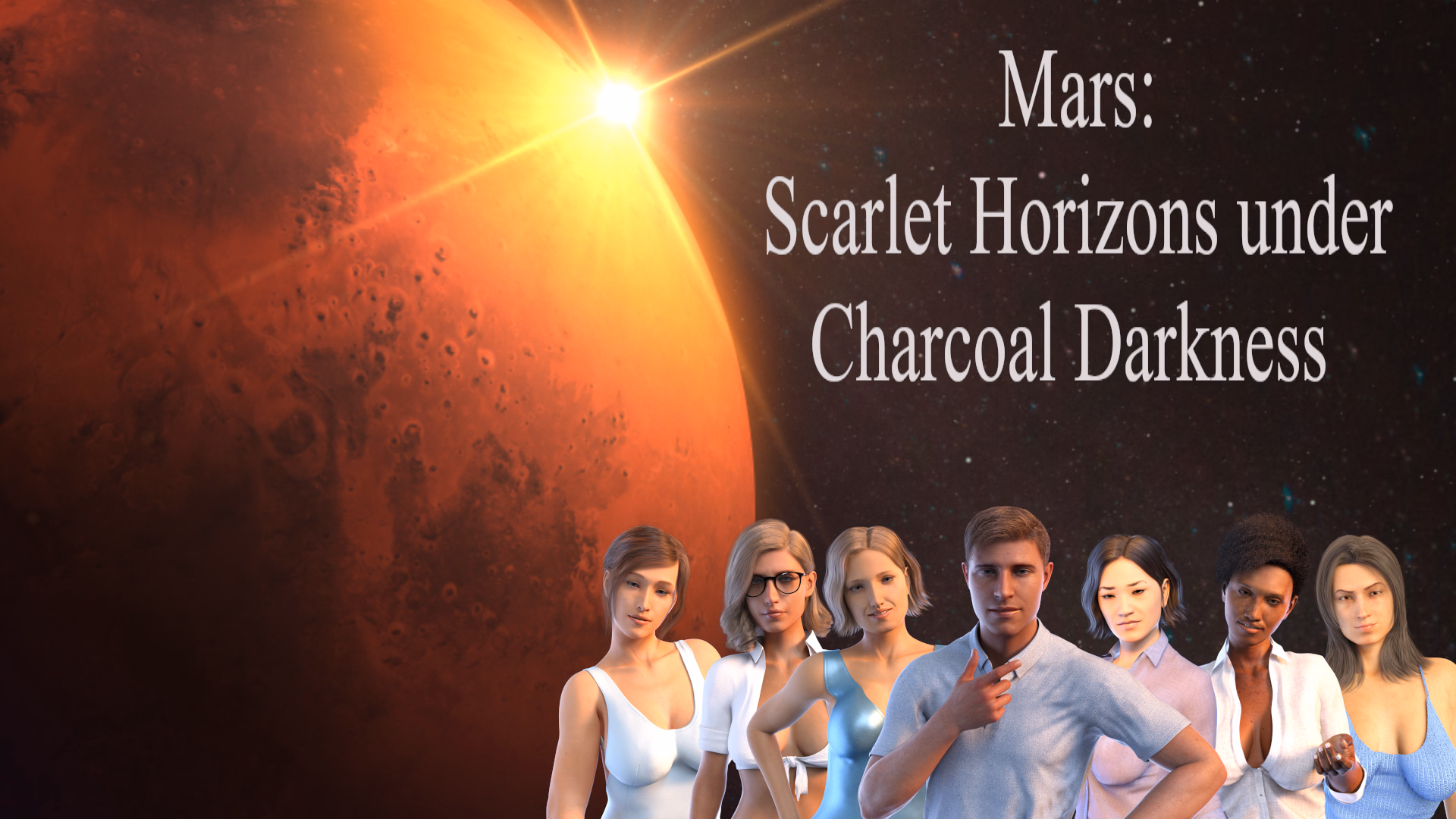 Mars: Scarlet Horizons Under Charcoal Darkness — free Ren'Py adult game download