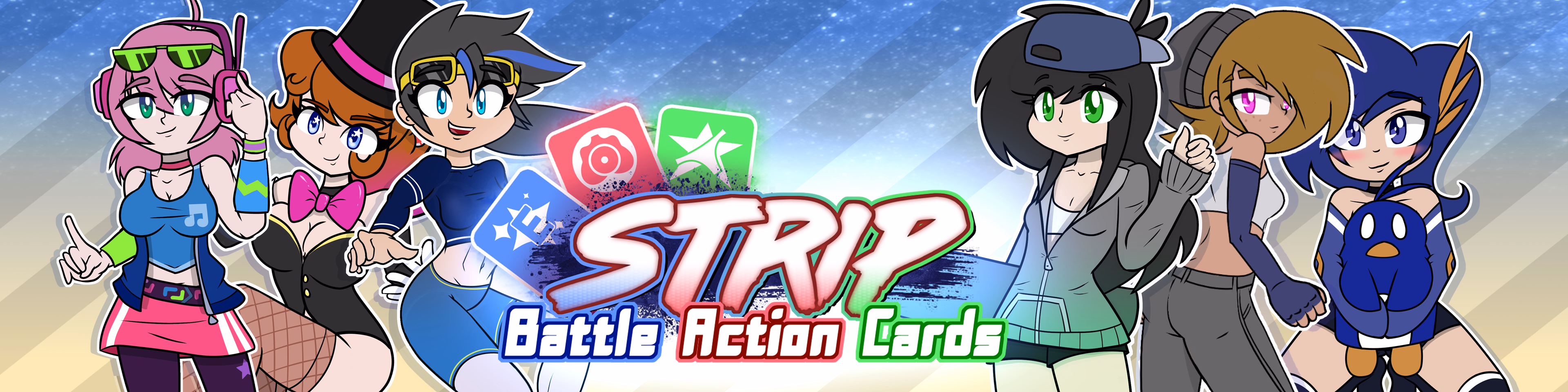 Strip Battle Action Cards — free Unity adult game download