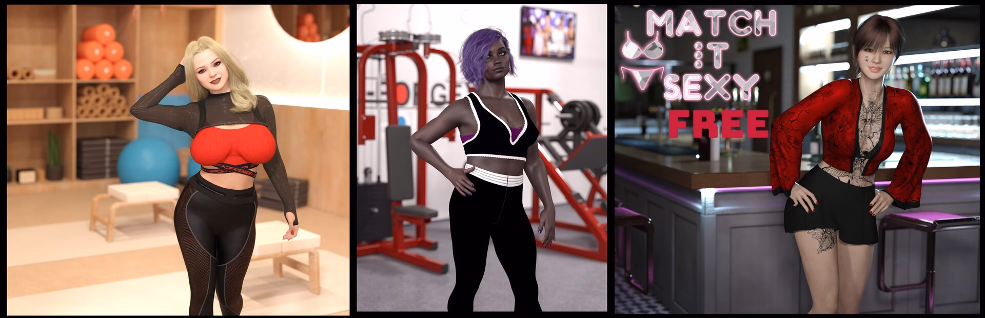 Match It Sexy — free Unity adult game download