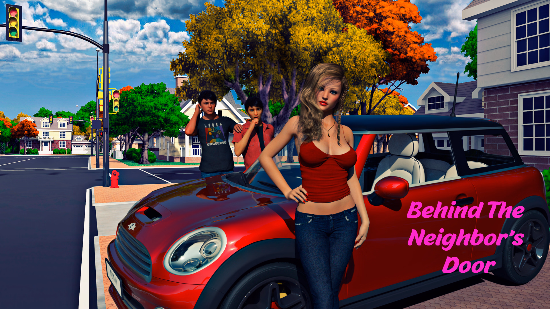 Behind the Neighbor's Door — free Ren'Py adult game download