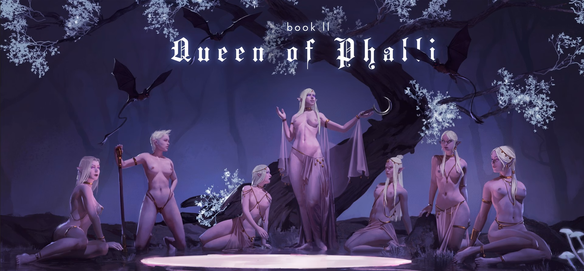 The Queen of Phalli — free HTML adult game download