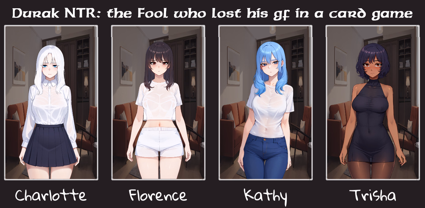 Durak NTR: The Fool Who Lost His GF in a Card Game + DLC — free Unity adult game download