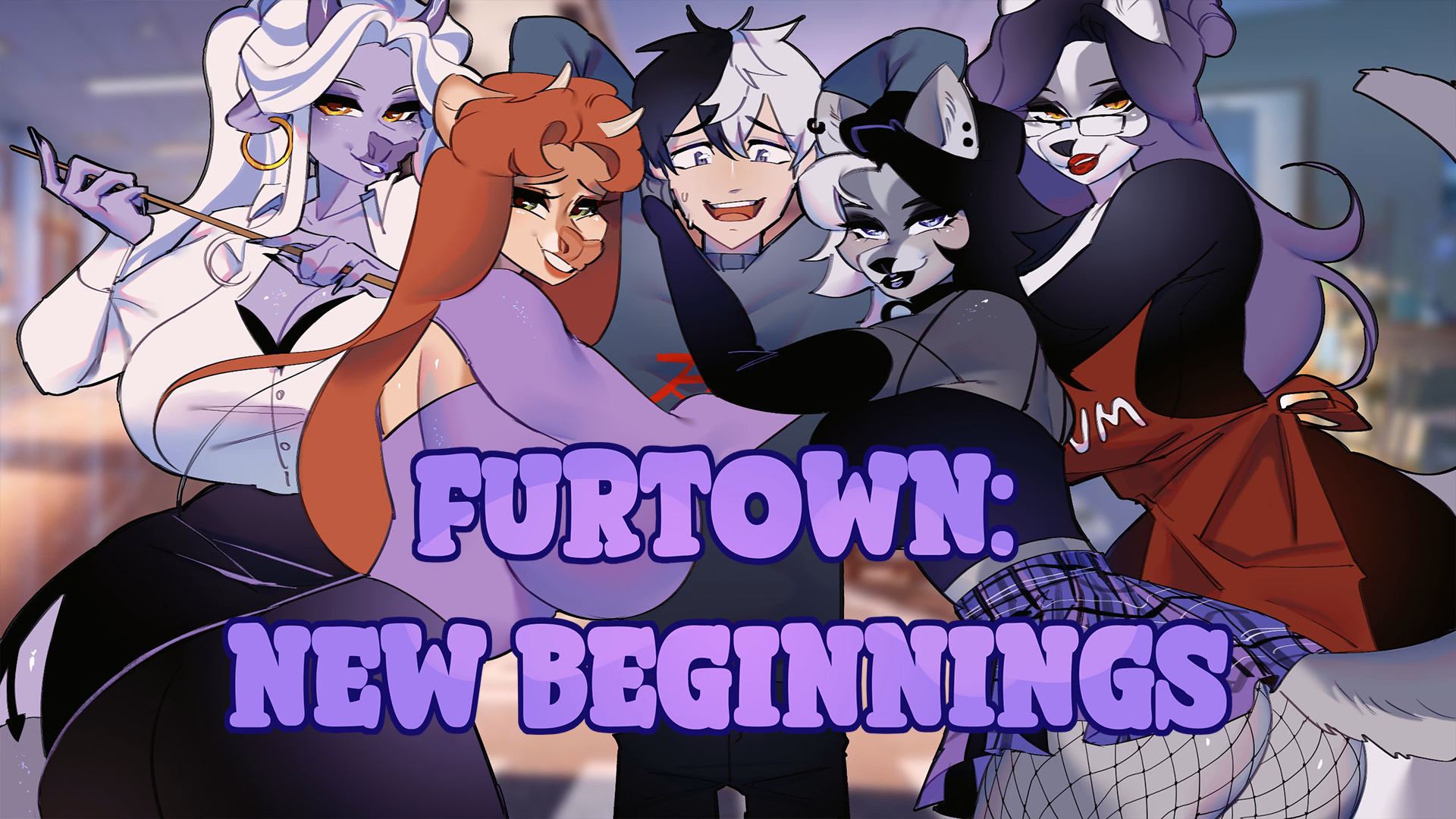 Furtown: New Beginnings — free Ren'Py adult game download