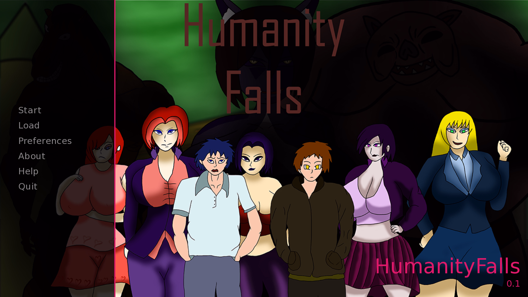 Humanity Falls — free Ren'Py adult game download