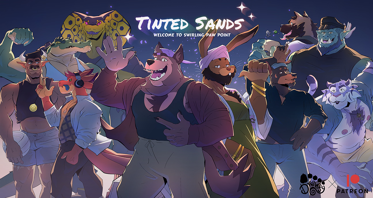 Tinted Sands: Welcome to Swirling Paw Point — free Others adult game download