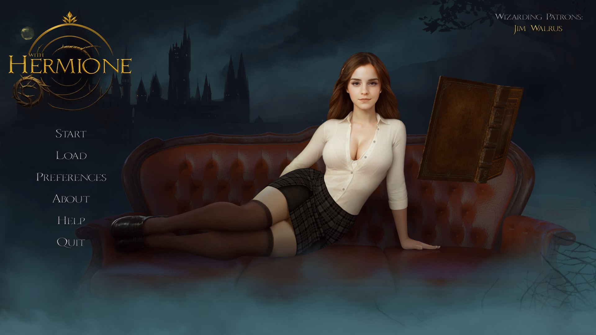 With Hermione — free Ren'Py adult game download