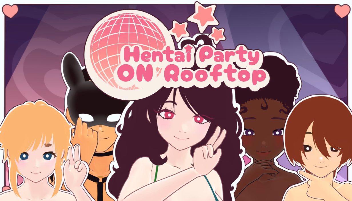 Hentai Party on Rooftop — free Unity adult game download