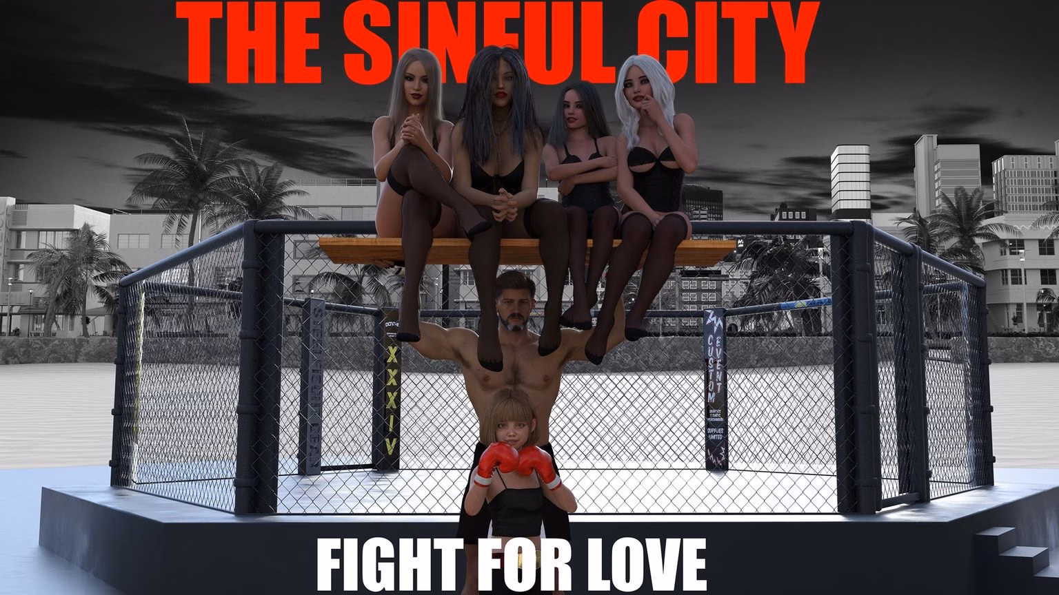 The Sinful City Fight for Love — free Ren'Py adult game download