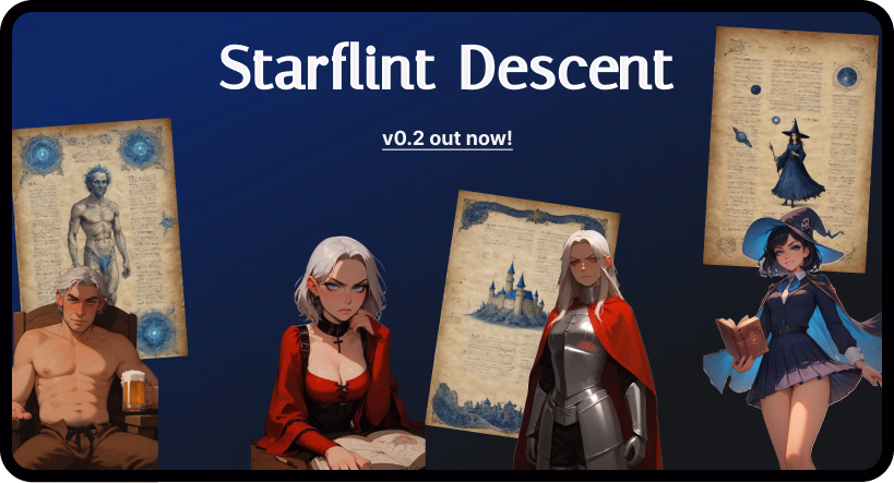 Starflint Descent — free RPGM adult game download