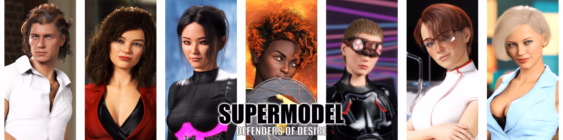 Supermodel: Defenders of Desire — free Ren'Py adult game download