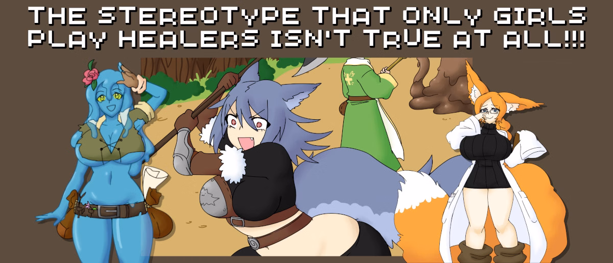 The Stereotype That Only Girls Play Healers Isn’t True at All!!! — free RPGM adult game download