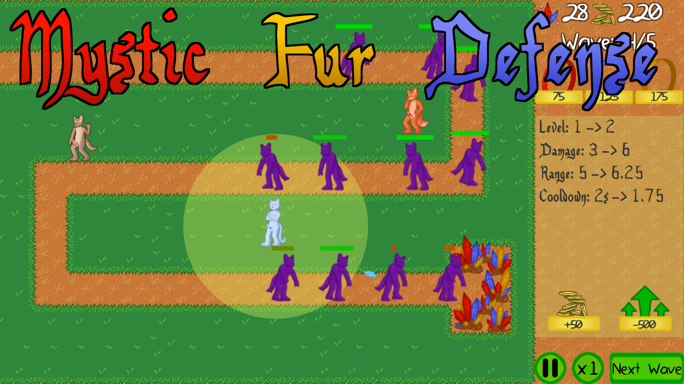 Mystic Fur Defense — free Unity adult game download