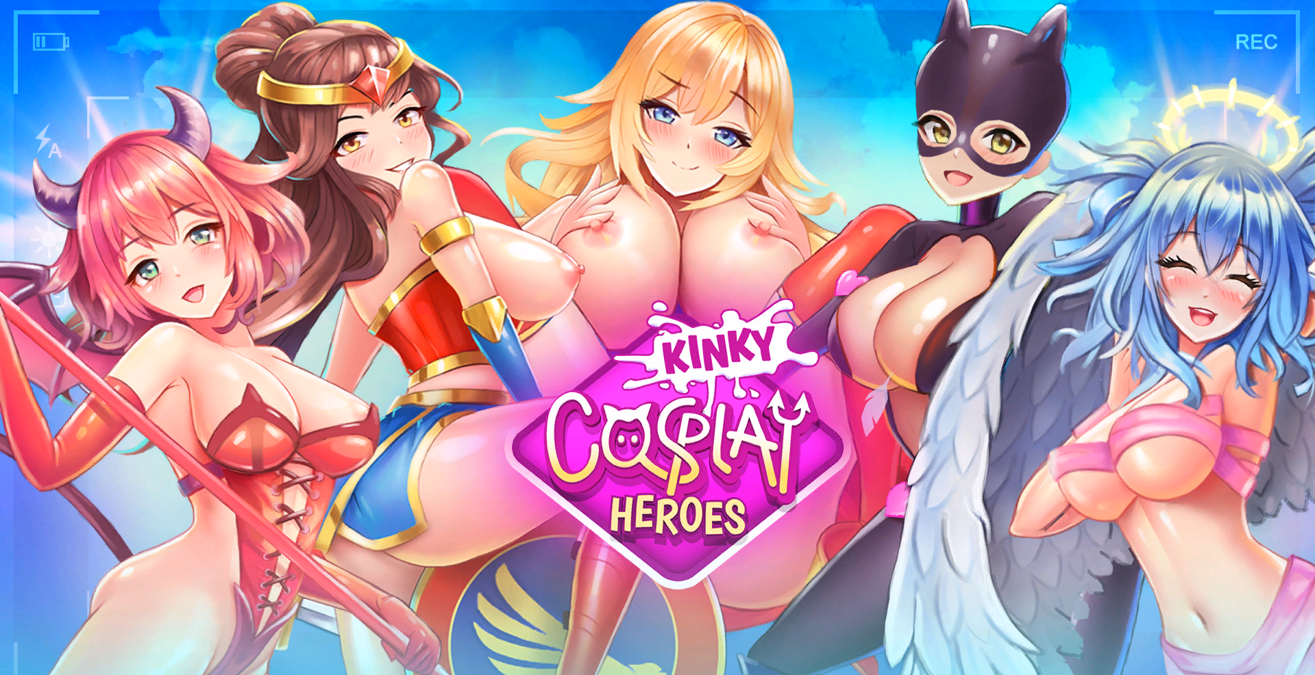 Kinky Cosplay Heroes — free Unity adult game download