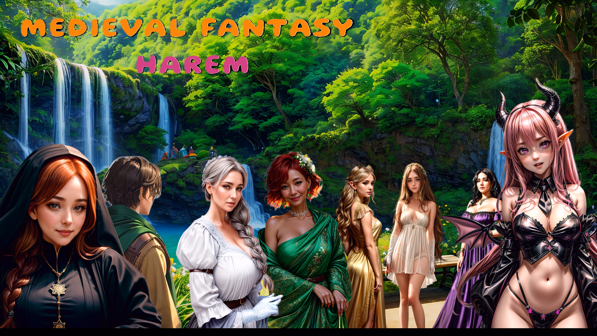 Medieval Fantasy Harem — free Ren'Py adult game download