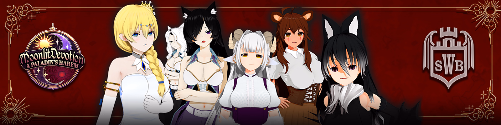 Moonlit Devotion: A Paladin's Harem — free Ren'Py adult game download