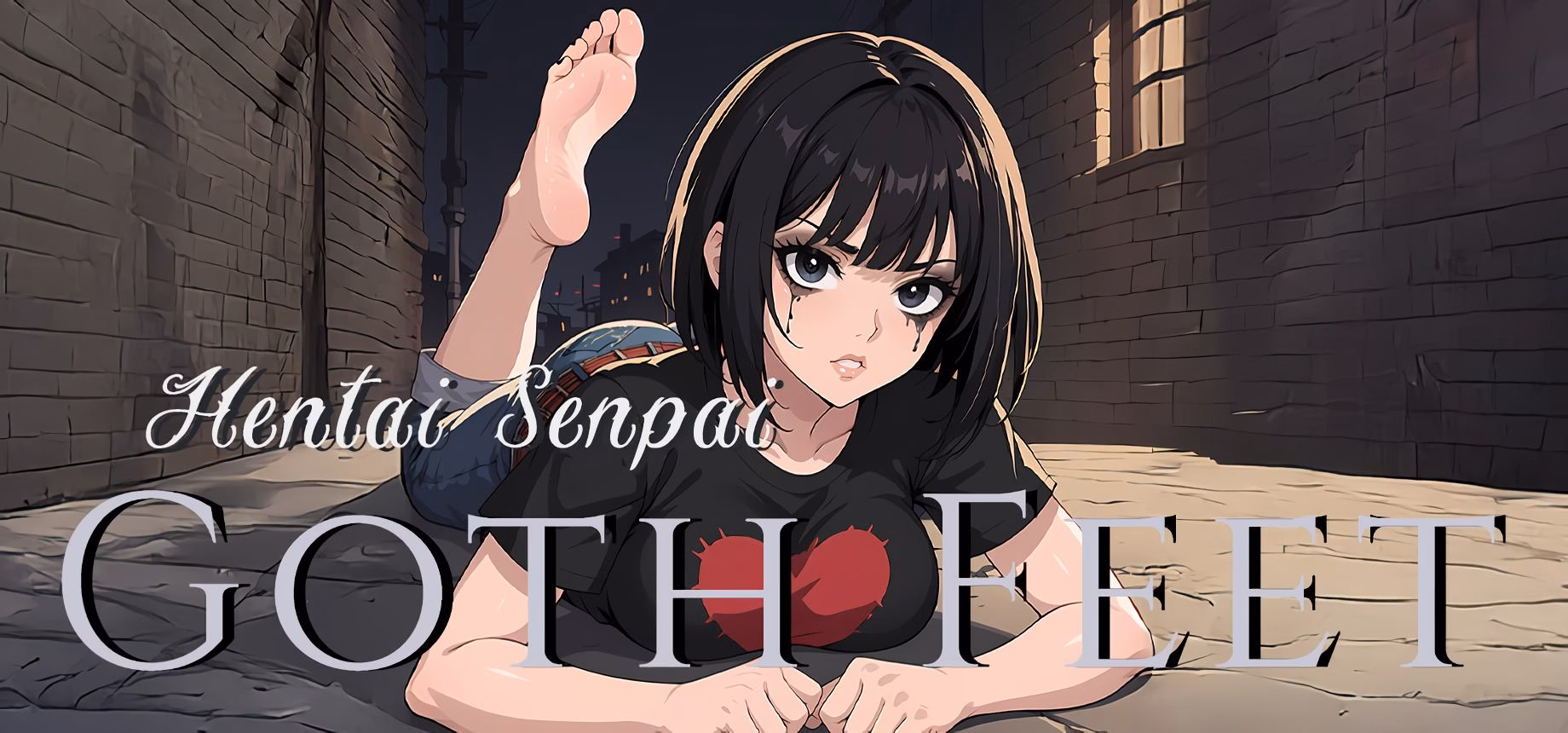 Hentai Senpai- Goth Feet — free Unity adult game download