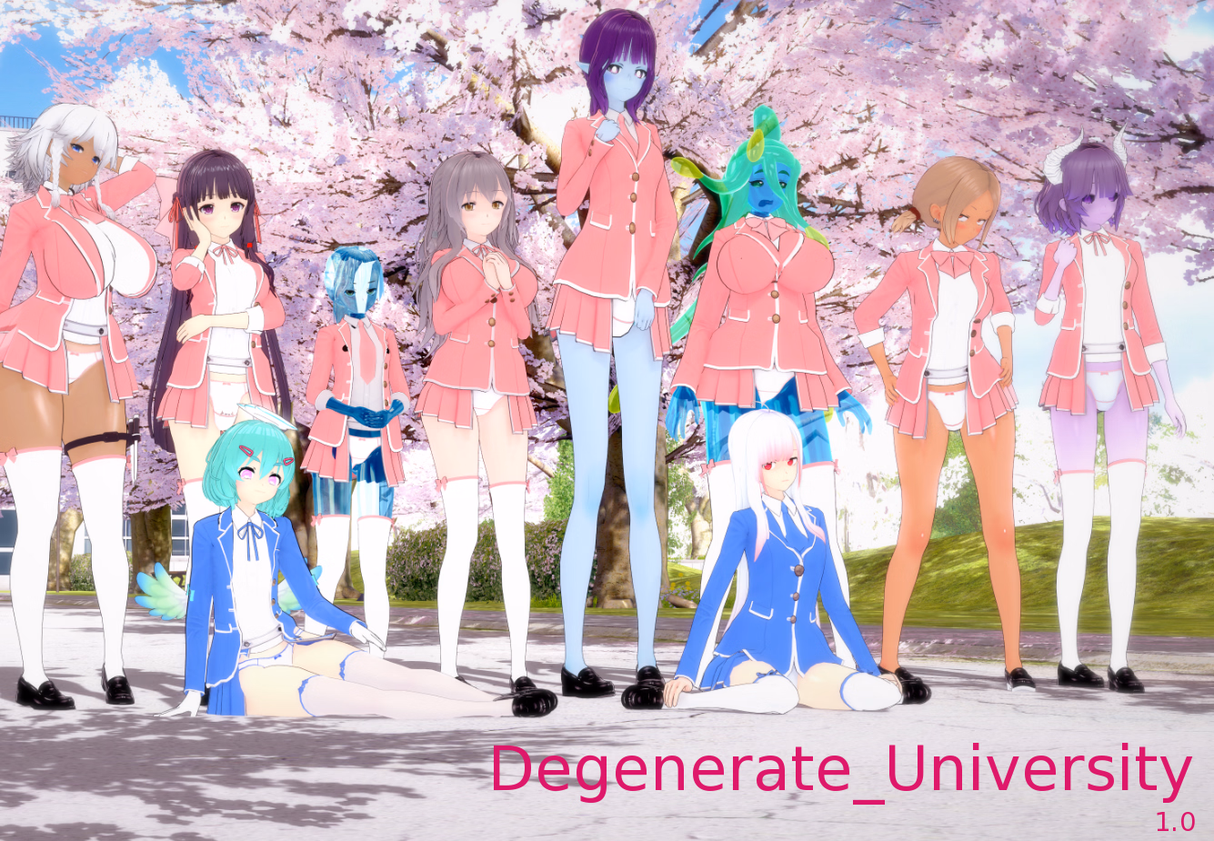 Degenerate University — free Ren'Py adult game download