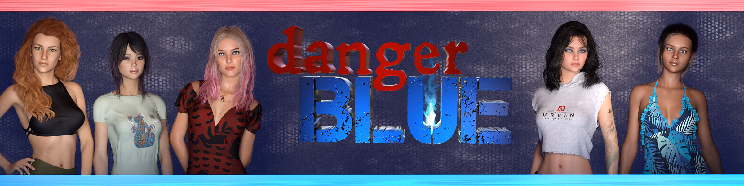 Danger BLUE — free Ren'Py adult game download